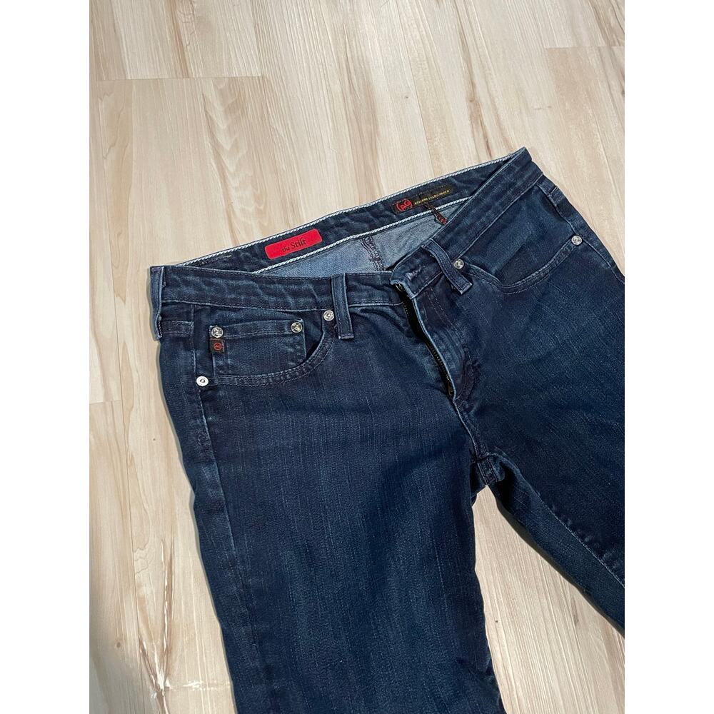 AG Adriano Goldschmied The Stilt Cigarette Leg Jeans Dark Wash Blue Size 29R - Picture 2 of 5